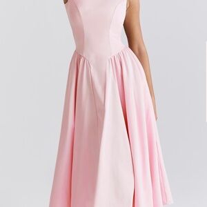 House of CB Pink Cindy Dress in Size Small